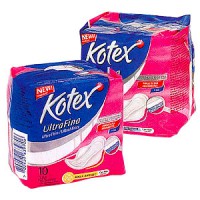 Toallas saniatrias kotex